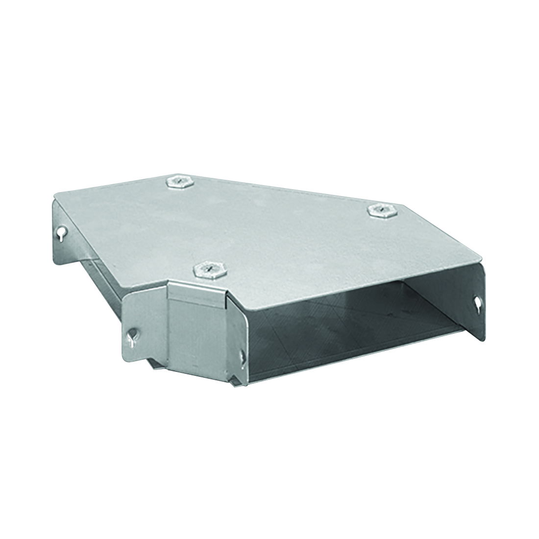 Marshall-Tufflex Metal Trunking 100mm x 75mm 90° Gusset Bend Top Lid