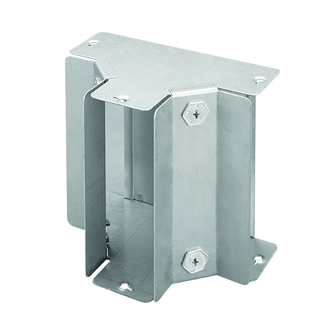 Marshall-Tufflex Metal Trunking 100mm x 75mm Gusset Tee Inside Lid