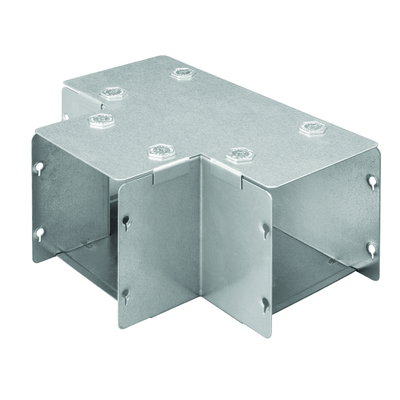 Marshall-Tufflex Metal Trunking 100mm x 100mm Sharp Tee Top Lid