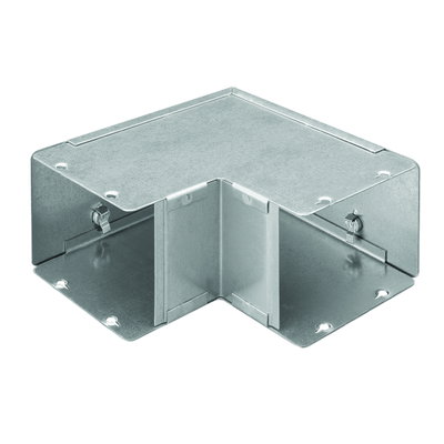 Marshall-Tufflex Metal Trunking 100mm x 75mm Sharp Bend Outside Lid