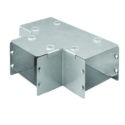 Marshall-Tufflex Metal Trunking 100mm x 75mm Sharp Tee Top Lid