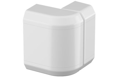 Marshall-Tufflex Sterling Compact 140mm x 50mm x 3m PVC-U 3 Compartment Dado External Adjustable Bend White