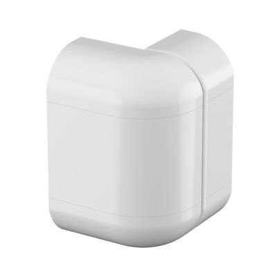 Marshall-Tufflex Sterling Curve 167mm x 50mm PVC-U 3 Compartment Skirting (Profile 2) External Adjustable Bend White