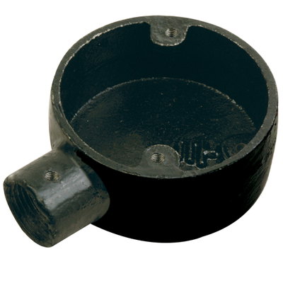 Marshall-Tufflex MT Supertube 25mm LSOH Circular Box Terminal Black (Pack of 10)