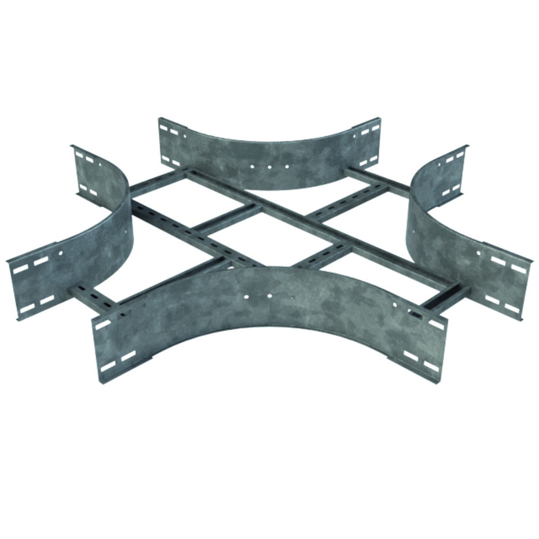 Marshall-Tufflex 750mm x 150mm x 2mm Cross Hot Dip Galvanised