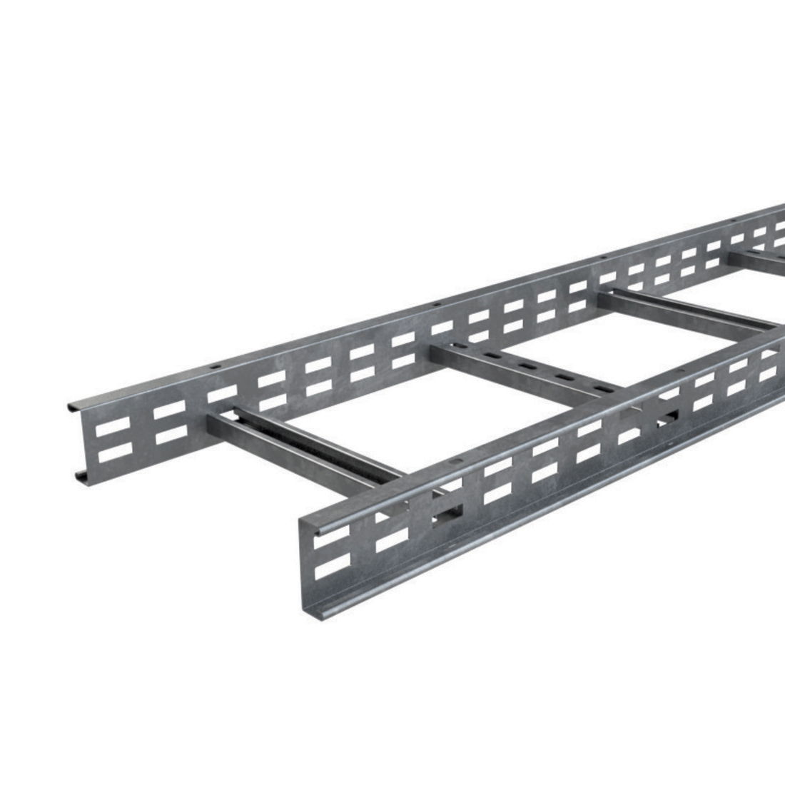 Marshall-Tufflex 300mm x 75mm x 1.5mm Ladder 3m Hot Dip Galvanised