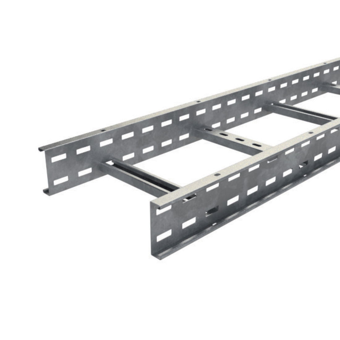 Marshall-Tufflex 450mm x 100mm x 1.5mm Ladder 3m Hot Dip Galvanised