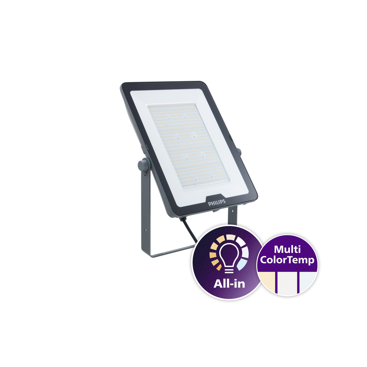 Ledinaire All-in floodlights, 180 W, 20000 lm, 21000 lm, 3000 K, 4000 K, 6500 K, Asymmetrical – Image 3 of 7