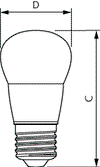 CorePro LEDcandle - LED-lamp/Multi-LED - Power Consumption: 2.8 W - Energy Efficiency Class: F - Correlated Colour Temperature: 2700 K
