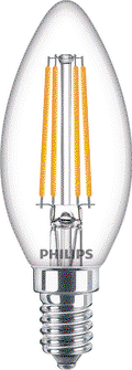 CorePro GLASS LED candles and lustres - LED-lamp/Multi-LED - Power Consumption: 6.5 W - Energy Efficiency Class: E
