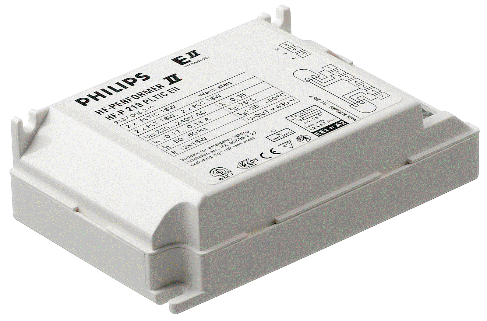 Ballast - HF-Performer II for PL-T/C/R/L/TL5C lamps – Image 2 of 4