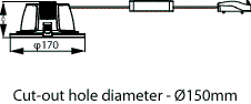 Ledinaire Recessed Downlight - Downlight/spot/floodlight - Power Consumption: 12 W - Correlated Colour Temperature: 4000 K – Image 7 of 7