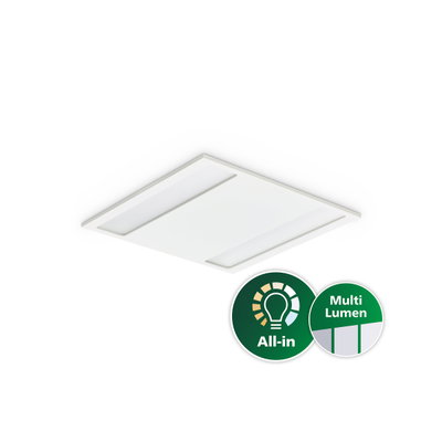 CoreLine recessed gen 4, All-in, 38.5 W, 23 W, 600x600 mm, VPC, 3600 lm, 4500 lm, 6000 lm, 4000 K, UGR19