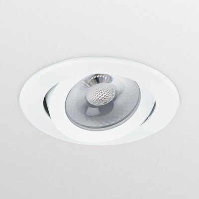 CoreLine Recessed Spot gen2, Adjustable, 12.3 W, D78 mm, 1200 lm, 4000 K, DALI, Wide beam, White, IP20/44