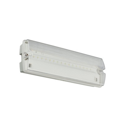 Emergency Bulkhead, Emergency bulkhead, 4 W, 4 W, 351x111 mm  H63 mm, 175 lm, 6500 K, IP65, ELB3h
