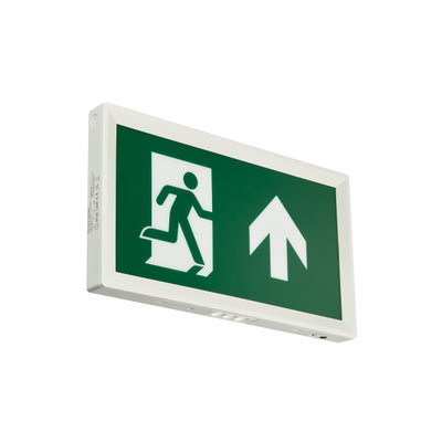 Exit Sign, Illuminated emergency exit sign, 4 W, 4 W, 330x186mm  H30 mm, 85 lm, 6500 K, IP20, ELB3h