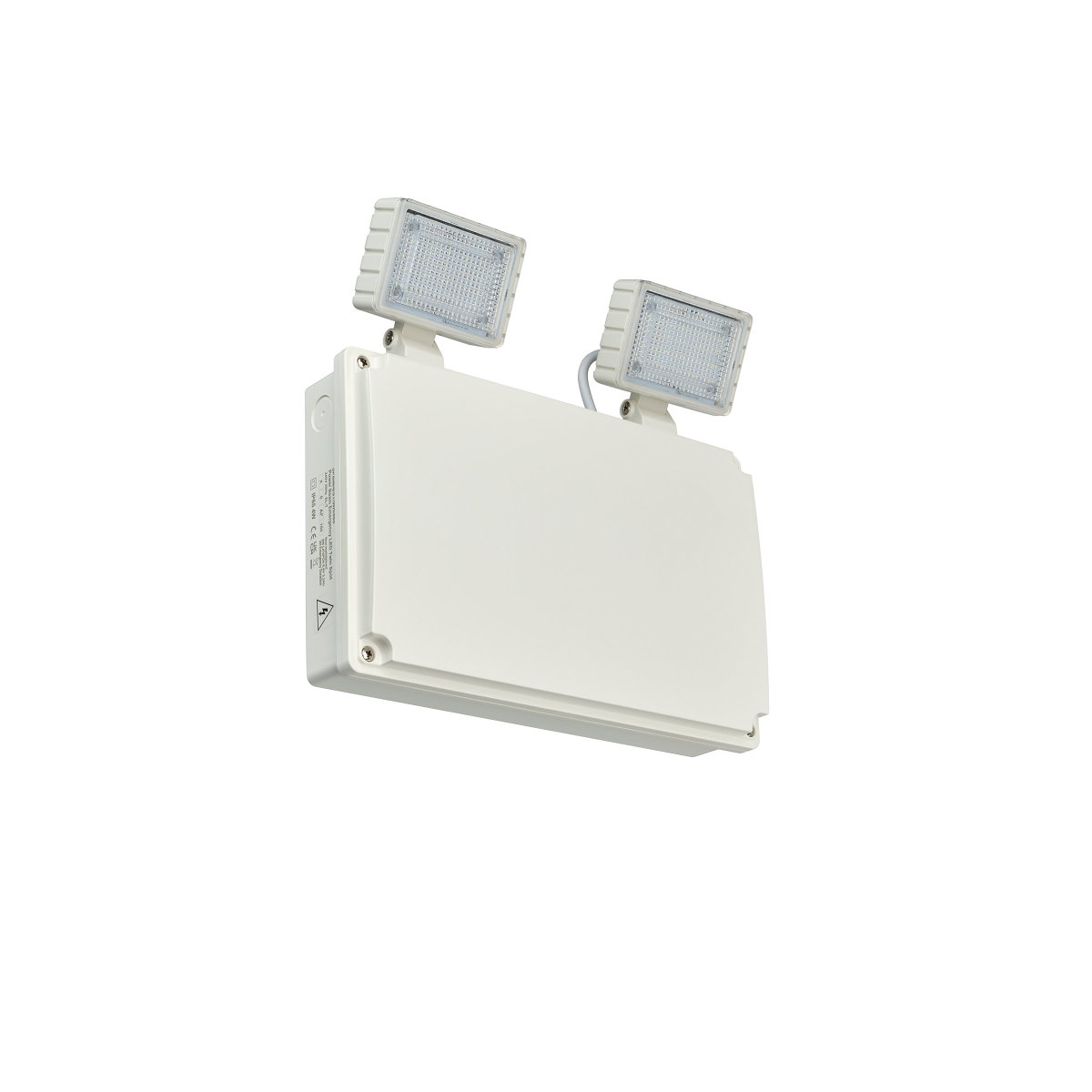 Emergency Twin Spot, Emergency twin spot, 9 W, 9 W, 300x287.5mm  H68.5 mm, 1000 lm, 6500 K, IP65, ELB3h