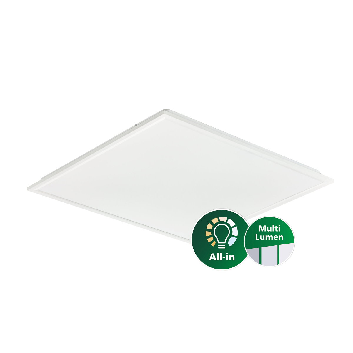 CoreLine Panel gen6, All-in, 31 W, 22 W, 600x600 mm, VPC, 3100 lm, 3600 lm, 4300 lm, 4000 K, UGR19