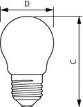 CorePro GLASS LED candles and lustres - LED-lamp/Multi-LED - Power Consumption: 4.3 W - Energy Efficiency Class: F