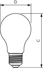 MASTER Value Glass LED bulbs - LED-lamp/Multi-LED - Power Consumption: 11.2 W - Energy Efficiency Class: D - Correlated Colour Temperature: 2700 K – Image 10 of 11