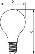 CorePro GLASS LED candles and lustres - LED-lamp/Multi-LED - Power Consumption: 6.5 W - Energy Efficiency Class: E