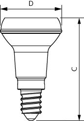 CorePro LEDspot Reflectors - LED-lamp/Multi-LED - Power Consumption: 1.8 W - Energy Efficiency Class: F - Correlated Colour Temperature: 2700 K – Image 2 of 2
