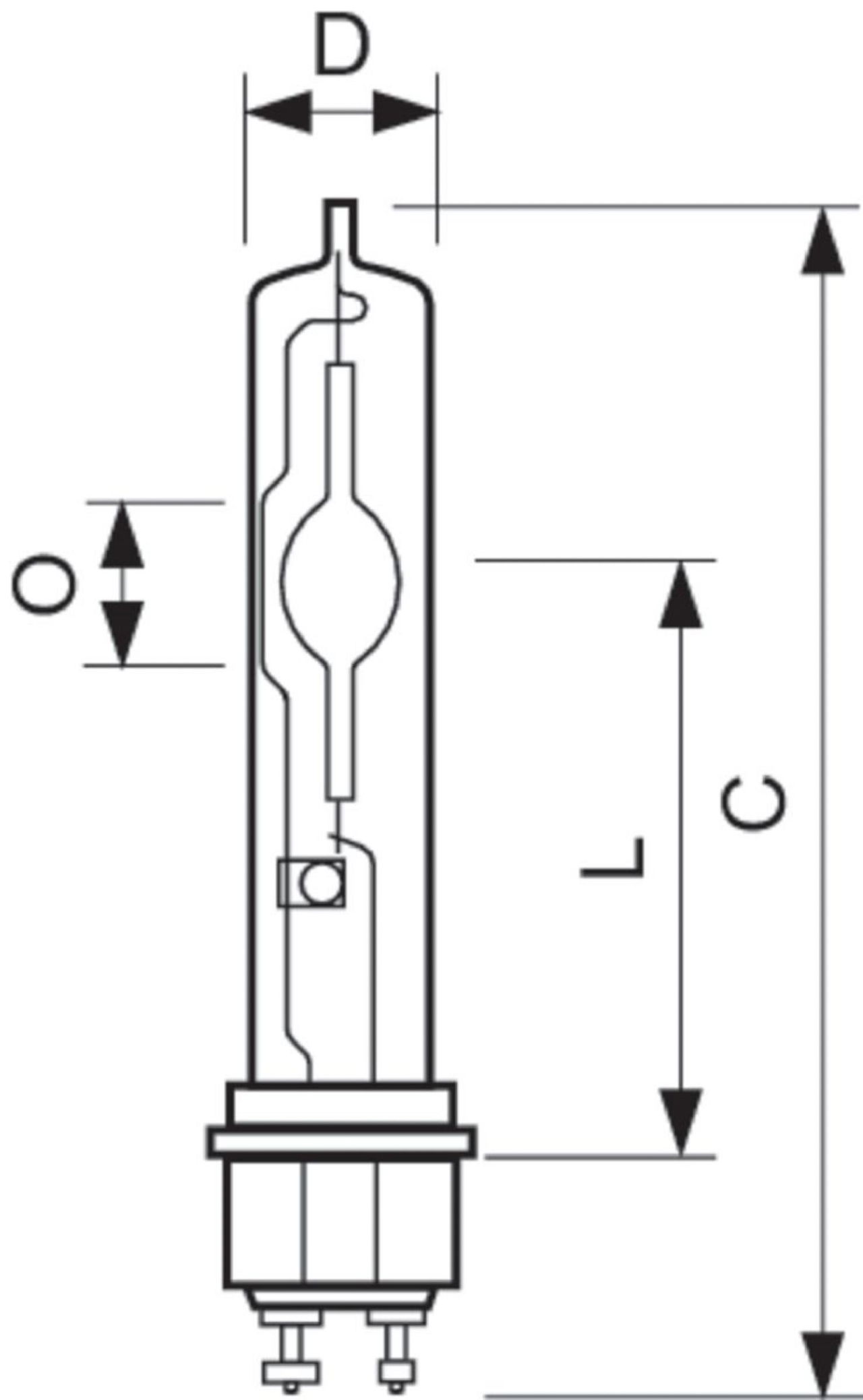 MASTERColour CDM-T Elite MW - Halogen metal halide lamp without reflector - Power Consumption: 210.0 W - Energy Efficiency Class: F – Image 2 of 2