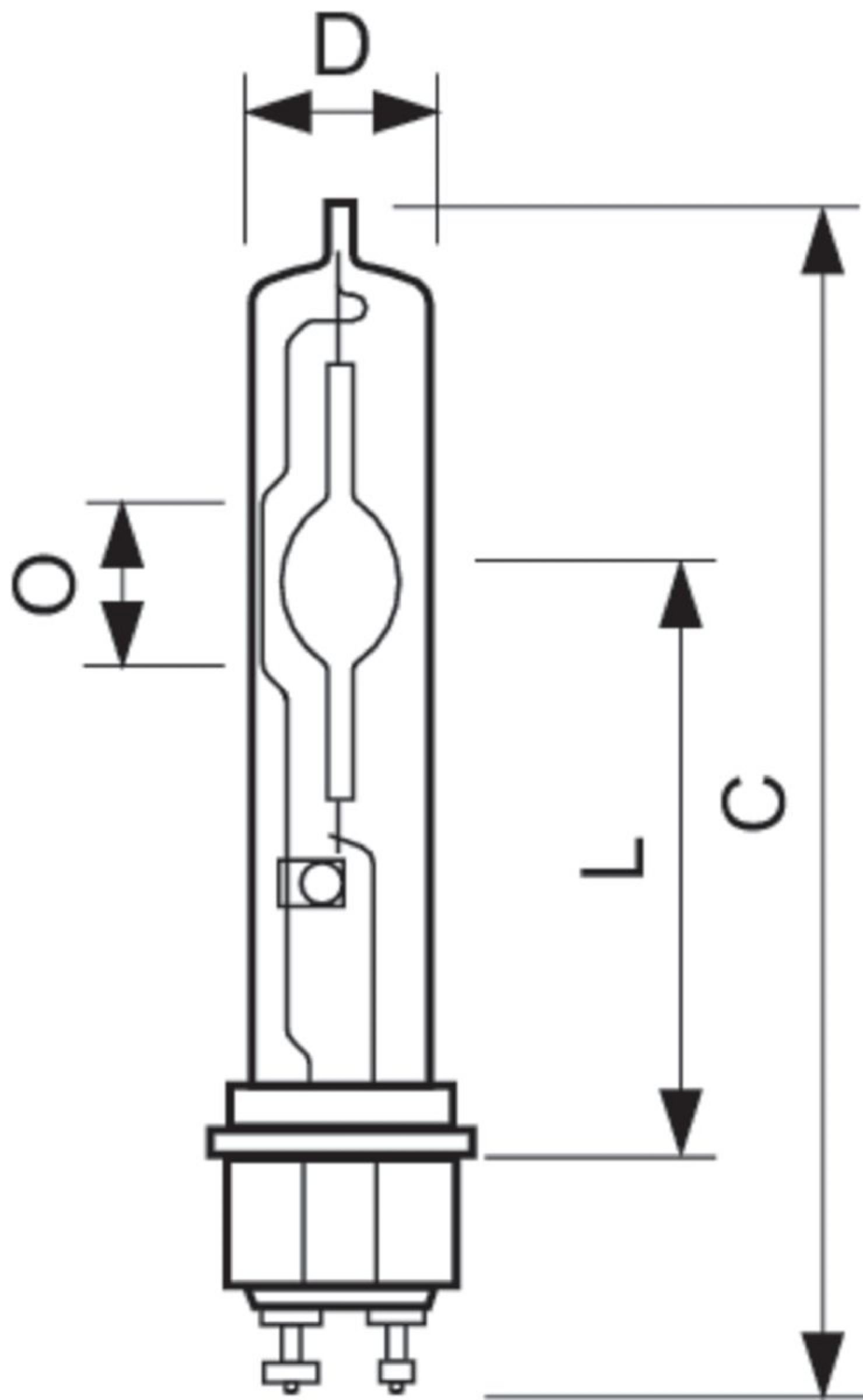 MASTERColour CDM-T Elite MW - Halogen metal halide lamp without reflector - Power Consumption: 210.0 W - Energy Efficiency Class: F – Image 2 of 2