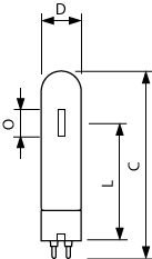 MASTER SDW-T - High pressure sodium-vapour lamp - Power Consumption: 97.0 W - Energy Efficiency Class: G - Correlated Colour Temperature: 2500 K – Image 2 of 2