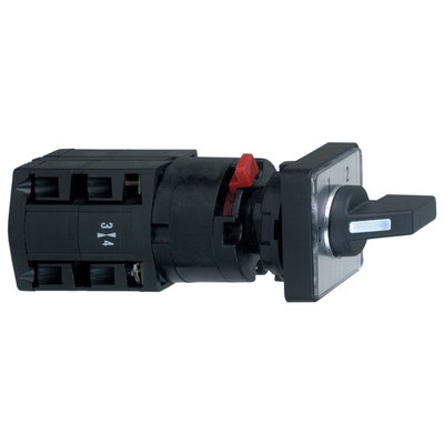Cam changeover switch - 2-pole - 60° - 10 A - for Ø 16 or 22 mm