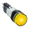 Yellow complete pilot light Ø16 with integral LED 12...24V