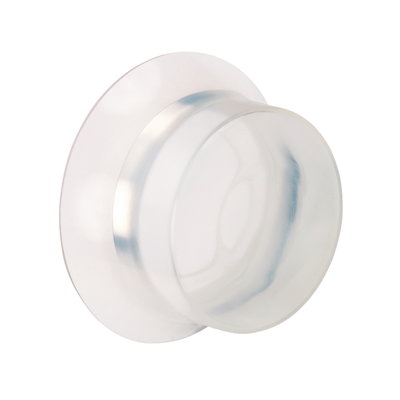 Transparent boot for circular flush or projecting push button Ø22