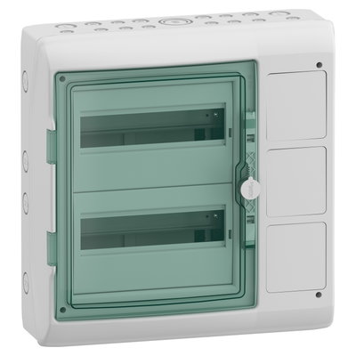 Kaedra - for modular device with interface - 2x12 modules - 1+1 terminal blocks