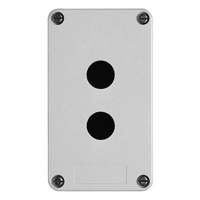 Empty control station - XAP-A - plastic - 2 horizontal openings