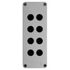 Empty control station - XAP-A - plastic - 8 openings in 2 columns