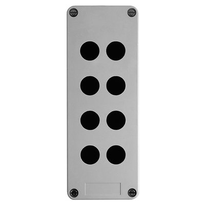Empty control station - XAP-A - plastic - 8 openings in 2 columns