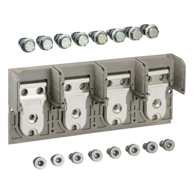 Front connections, 1600 A, fixed ComPact NS type N/H/NA, top mounting, 4 poles