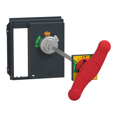 Front-Drehgriff NS 630b-1600, roter Griff