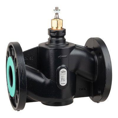 Venta V211 Globe Valve,  2-Way, PN16, Flanged, DN50, 38 kvs, Nodular Iron Body and Seat, Brass Plug, Max. Glycol 50%, St