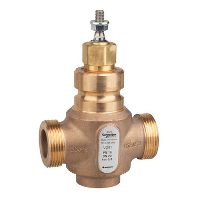 VB: 20 mm, 2W, Globe, G Ext, UC, SS, 6.3 kvs, Glycol 25-50% and Water, Venta, No Steam