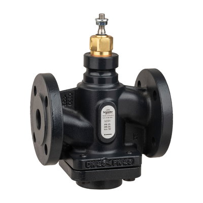 Venta V232 Globe Valve, 2-Way, PN25, Flanged, Balanced Plug, DN25, Kvs 10, Nodular Iron body, Stainless Steel Plug and S