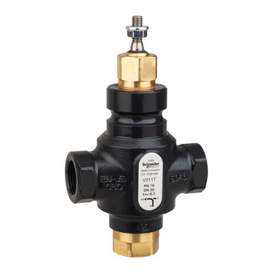 VB: 20 mm, 3W, Globe, Rp Int, BR, 6.3 kvs, Glycol 25-50% and Water, Venta, No Steam