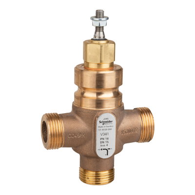VB: 15 mm, 3W, Globe, G Ext, SS, 4 kvs, Glycol 25-50% and Water, Venta, No Steam