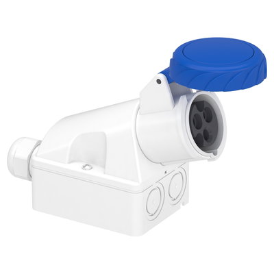 PratiKa industrial socket - 16 A - 2P + E - 200...250 V AC - IP67