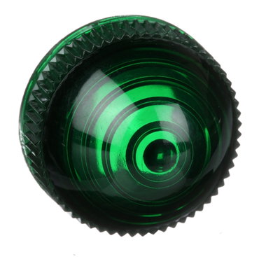 30MM PLASTIC DOMED LENS GREEN