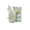 Hilfsschalterblock m. gesch. Klemmen, 9001K, 1W Standard, Silberlegierung