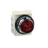 30mm Pilot Light 120v red