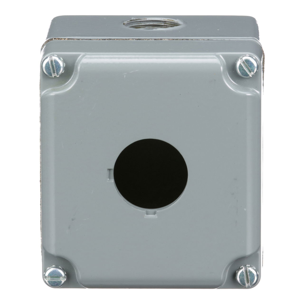 Empty control station - 9001K - aluminium - 1 cut-out Ø 30 – Image 3 of 8