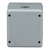 Empty control station - 9001K - aluminium - 1 cut-out Ø 30