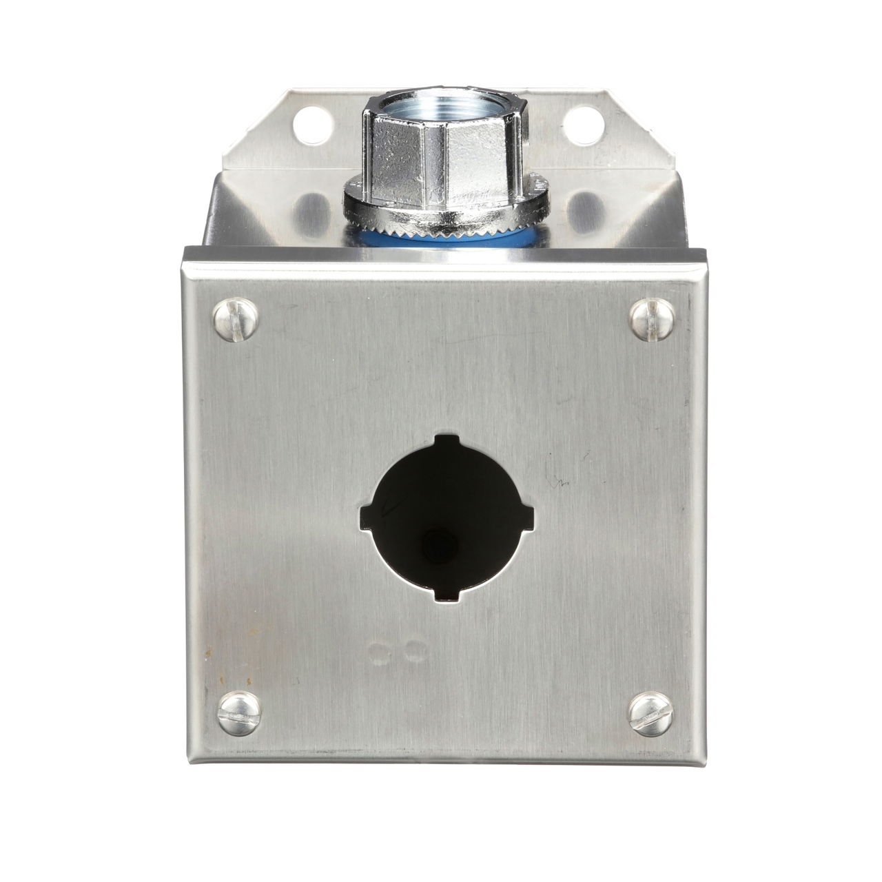 Empty control station - 9001K - stainless steel - 1 cut-out Ø 30 – Image 3 of 8